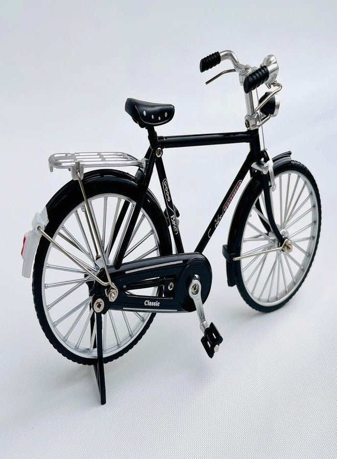 Coracy Bicycle Model Decoration Alloy Finger Bike Miniature for Home Kids Black with Pump | Contemporary Manufacture | Cars, Trucks & Vans | Diecast & Toy Vehicles - Image 4